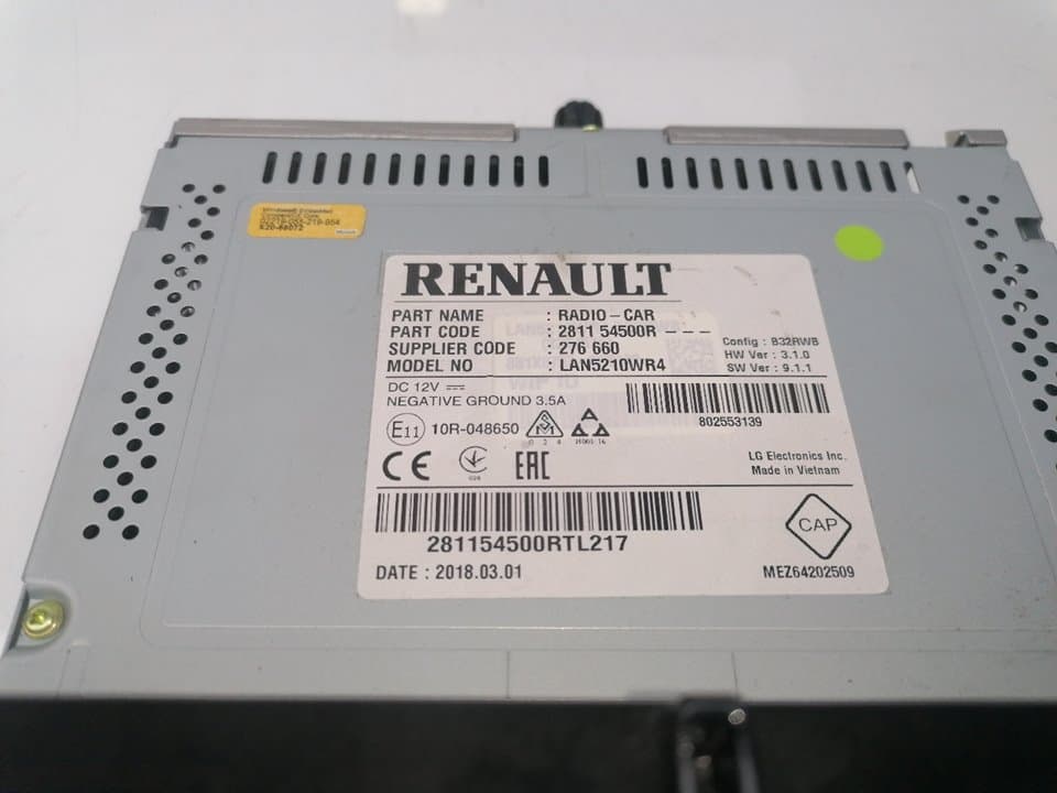 Sistema navegacion gps RENAULT CLIO IV 5