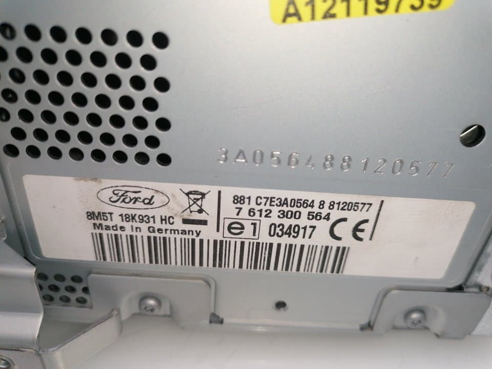 Sistema audio / radio cd FORD C-MAX (CB3) 5