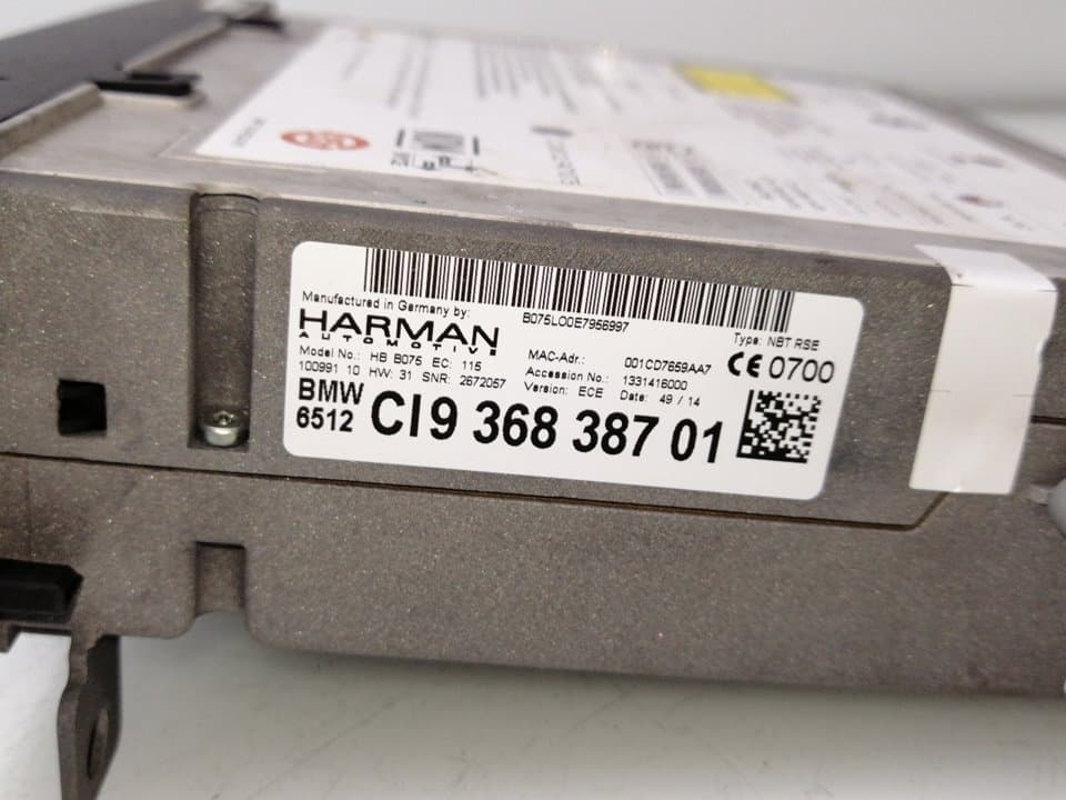 Sistema audio / radio cd BMW 5 TOURING (F11) 520 D XDRIVE (2011 - 2017) 2000CCM 3