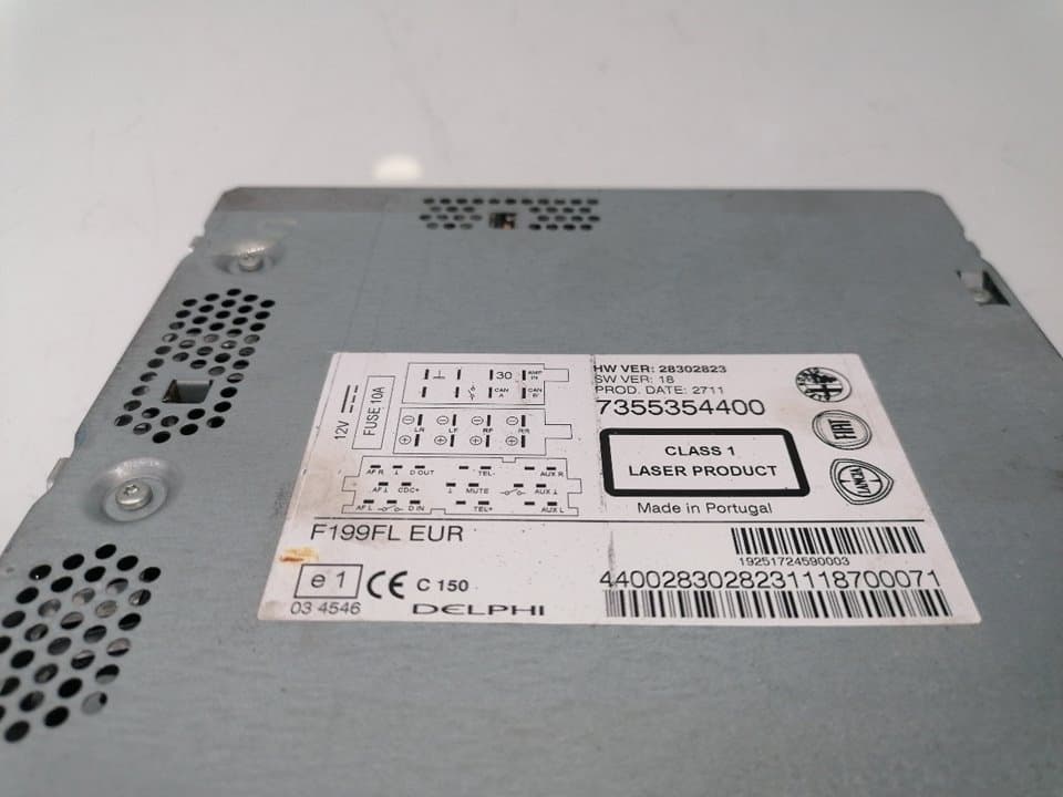 Sistema audio / radio cd FIAT PUNTO (199)