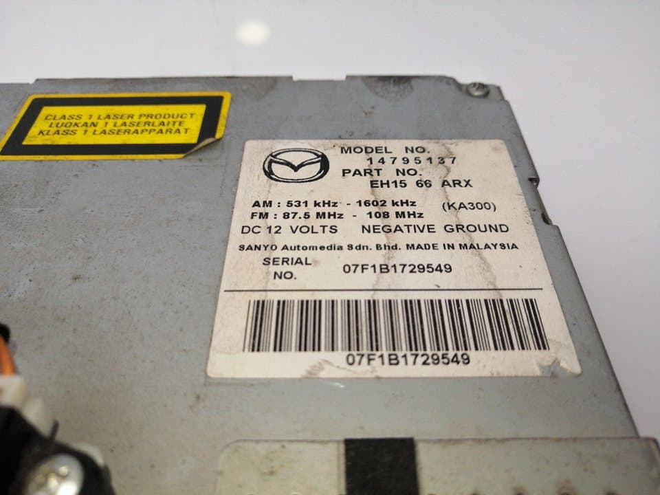 Sistema audio / radio cd MAZDA CX-7 (ER) 4