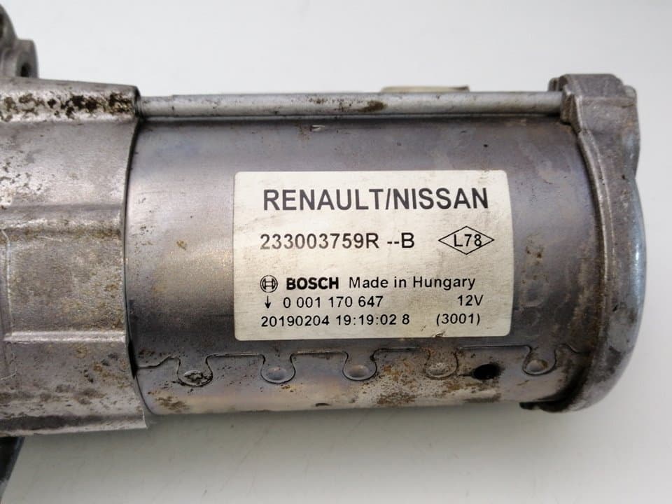Motor arranque RENAULT MEGANE IV BERLINA 5P 3