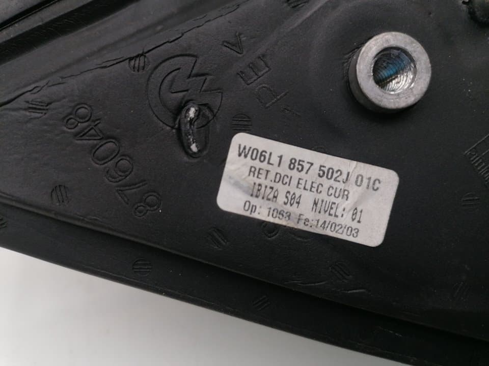 Retrovisor derecho SEAT IBIZA (6L1) 3