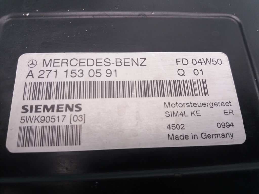 Centralita motor uce MERCEDES-BENZ CLASE C (W204) BERLINA 2