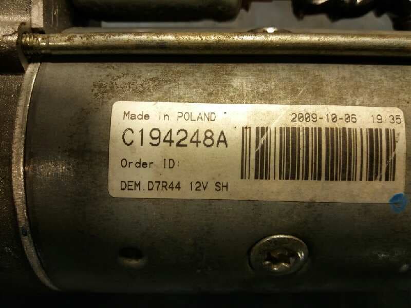 Motor arranque RENAULT TRAFIC COMBI 4