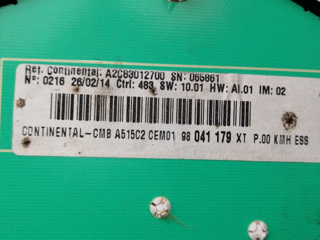 Cuadro instrumentos CITROEN C1 2