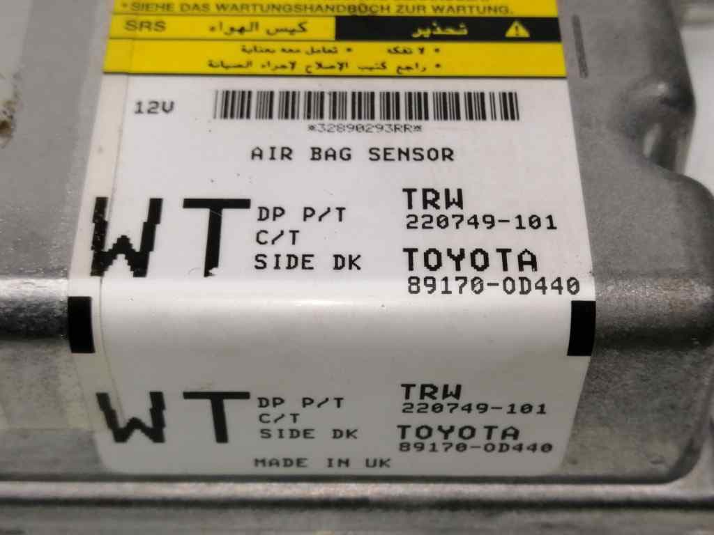 Centralita airbag TOYOTA YARIS (NCP1/NLP1/SCP1) 4