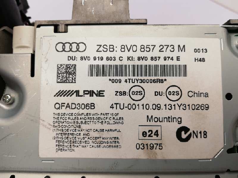 Sistema navegacion gps AUDI A3 (8V) 3