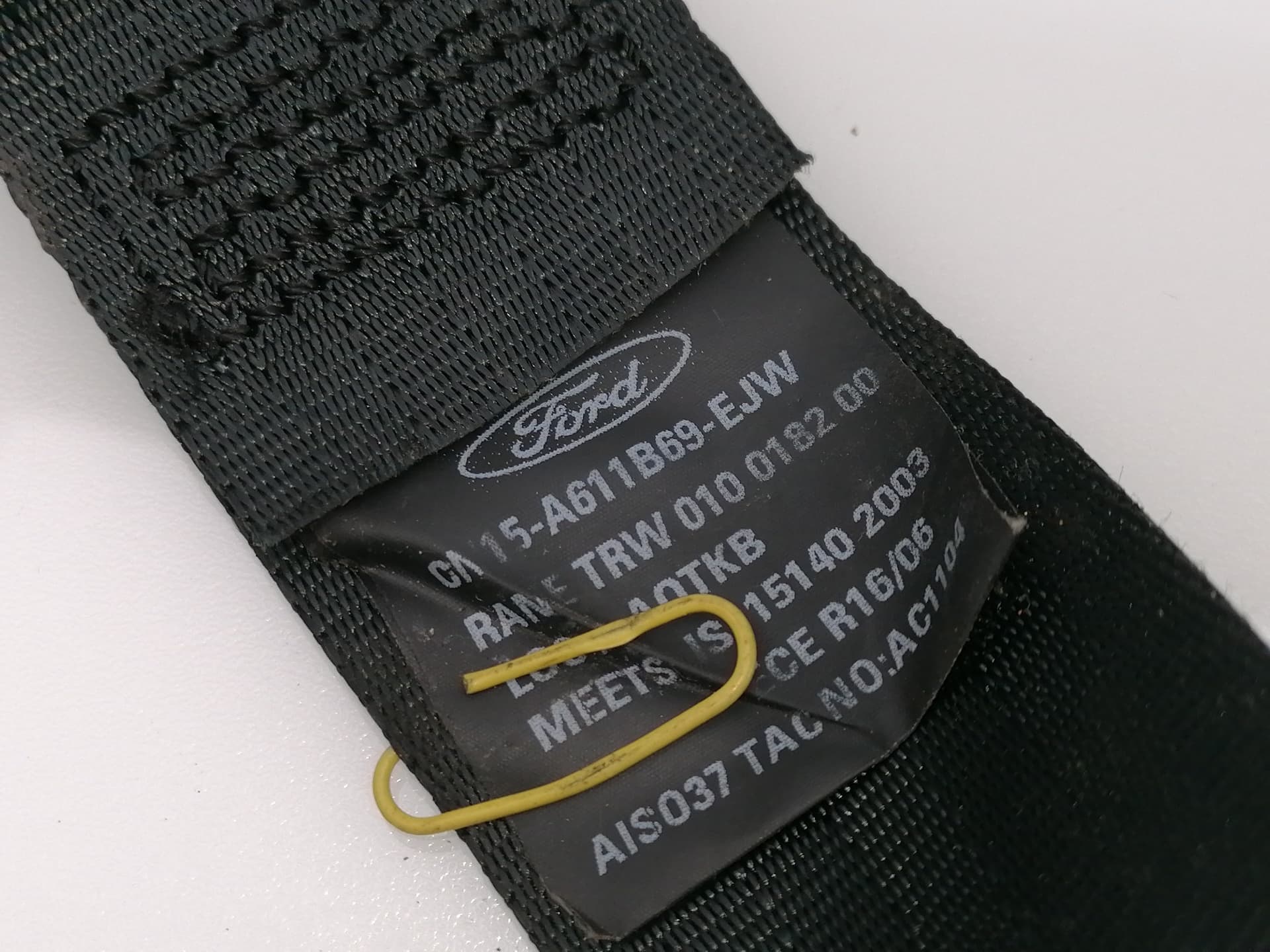 Cinturon seguridad trasero izquierdo FORD ESCORT BERLINA 2