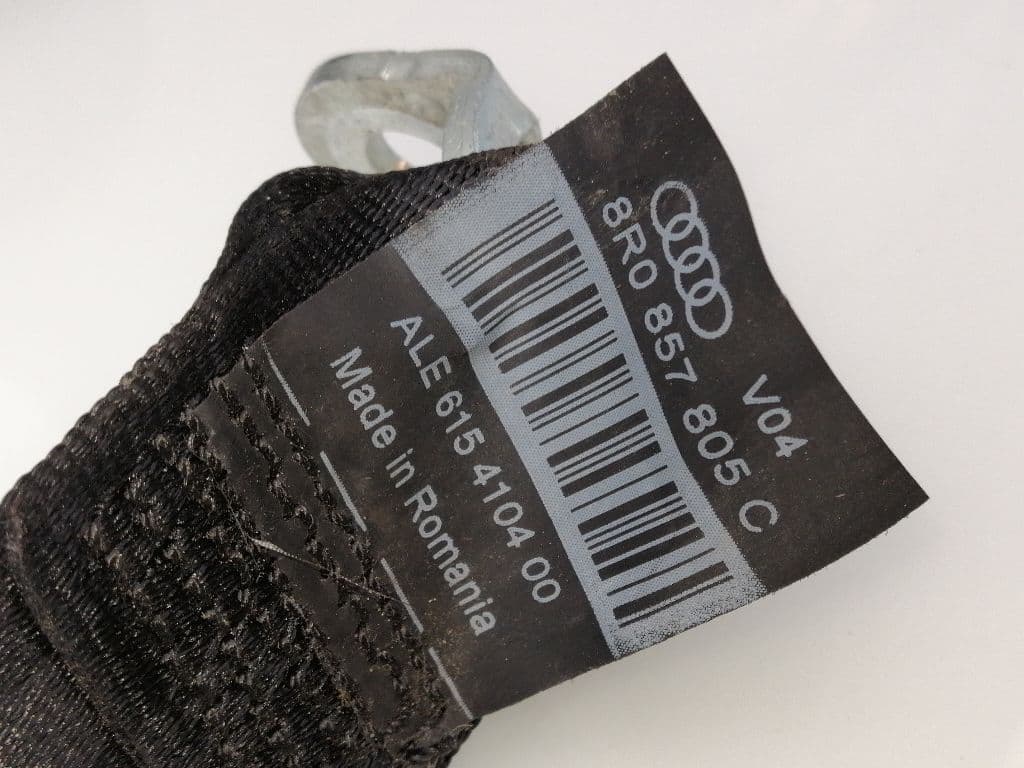 Cinturon seguridad trasero derecho AUDI Q5 (8R) 4