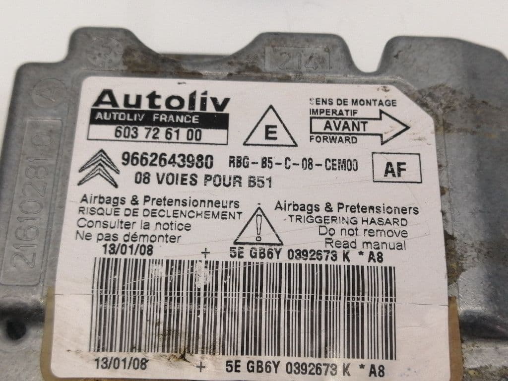 Centralita airbag CITROEN C4 COUPE 3