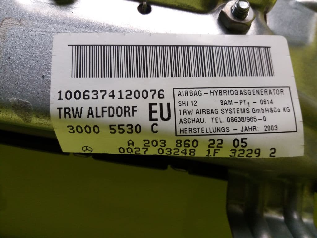 Airbag delantero izquierdo MERCEDES-BENZ CLASE CLC (CL203) CLC 3
