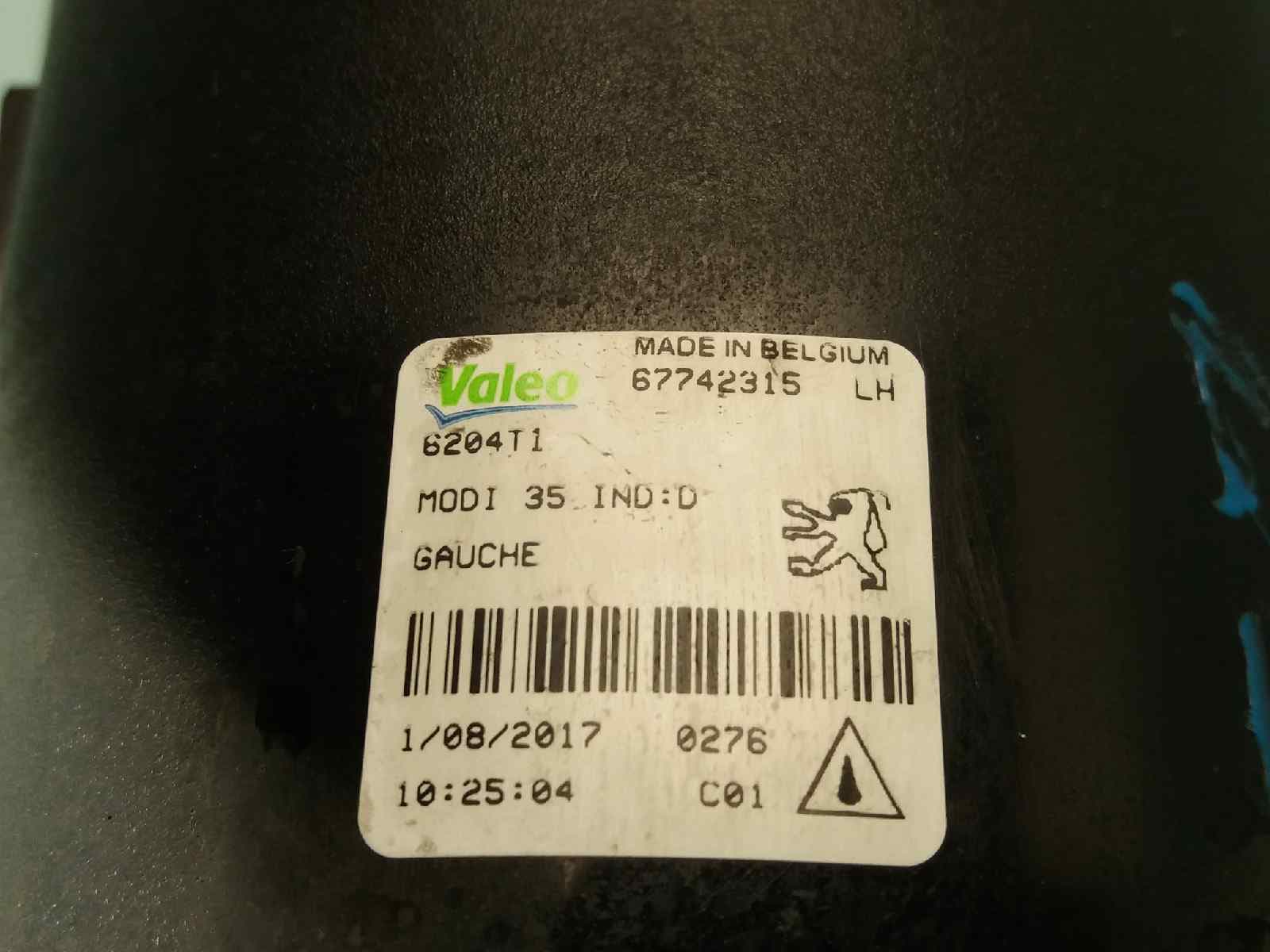 Faro antiniebla izquierdo PEUGEOT 206 BERLINA 5