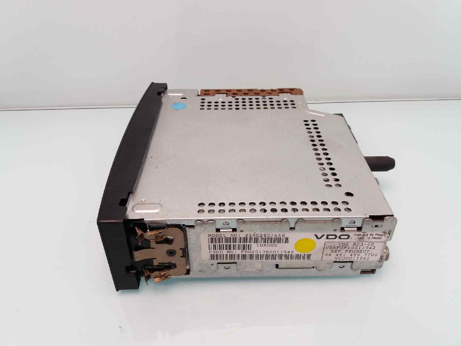 Sistema audio / radio cd PEUGEOT 206 BERLINA 5