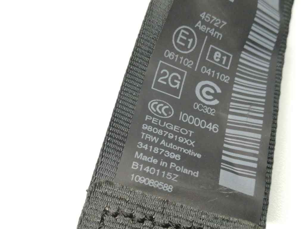 Cinturon seguridad trasero izquierdo PEUGEOT 308 3