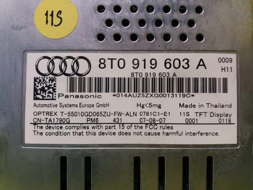 Pantalla multifuncion AUDI A5 COUPE (F53) 4