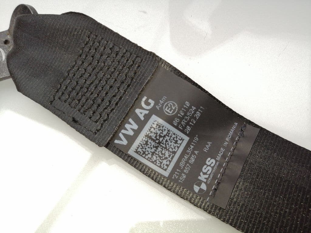Cinturon seguridad trasero izquierdo SEAT MII (KF1) 3