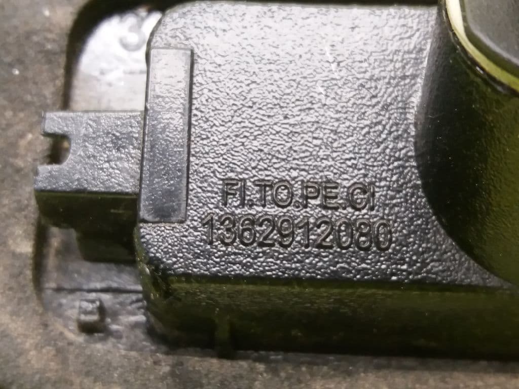 Piloto matricula PEUGEOT BIPPER 5