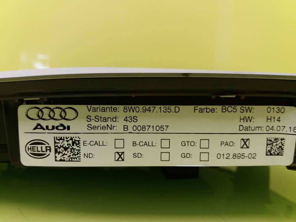 Luz interior AUDI A4 BERLINA (8E) 5