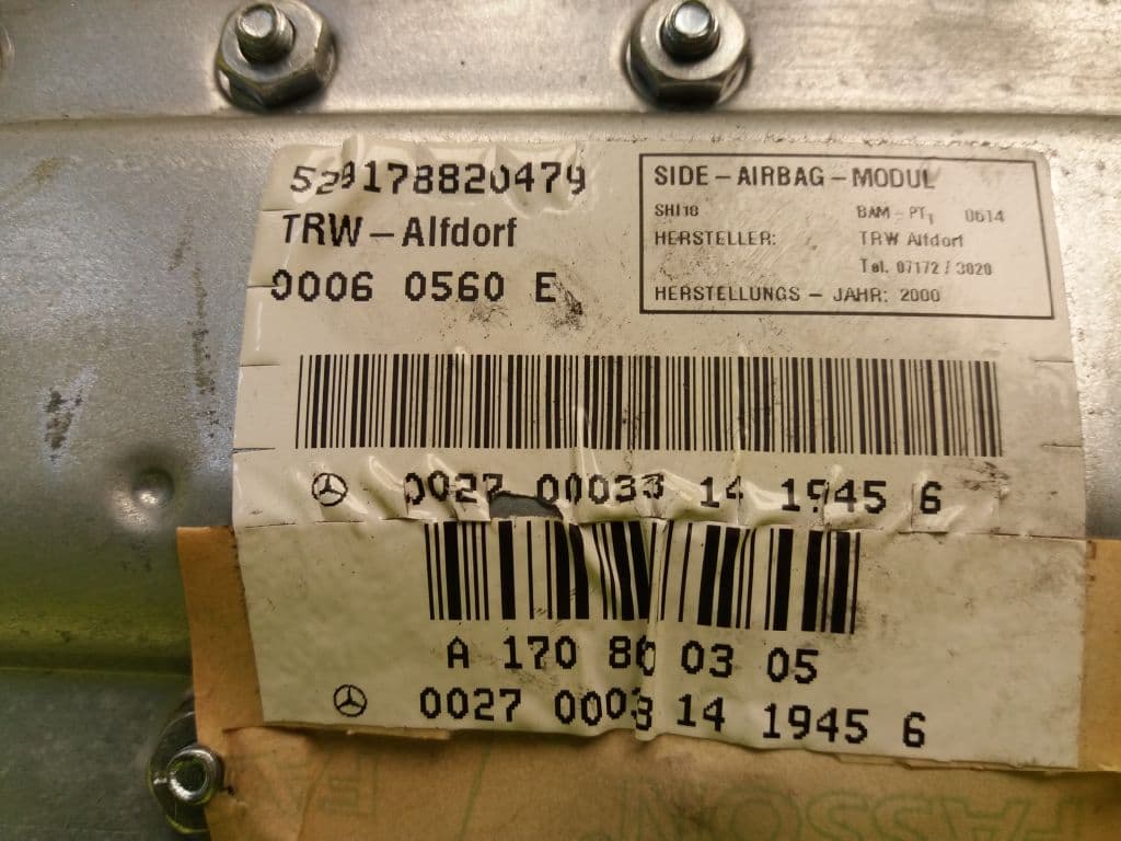 Airbag delantero izquierdo MERCEDES-BENZ CLASE C (W203) BERLINA 4