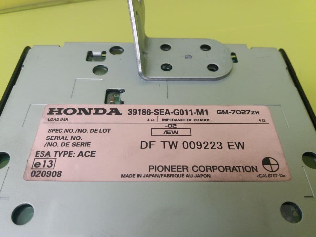 Sistema audio / radio cd HONDA ACCORD BERLINA (CU) 2
