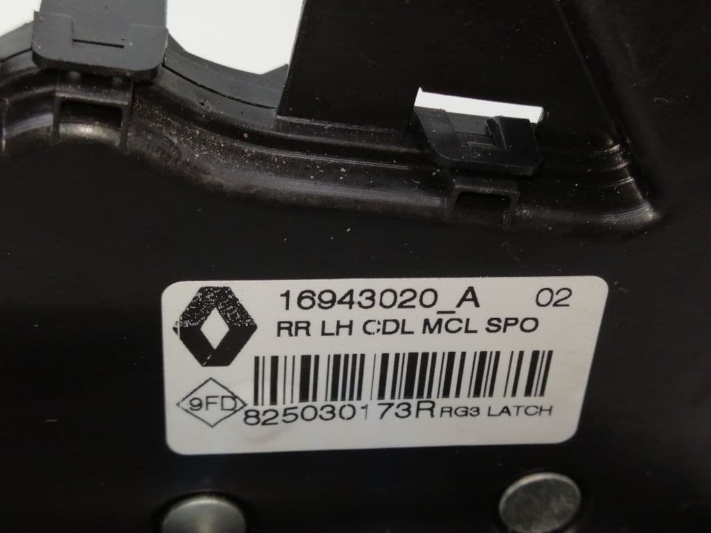 Cerradura puerta trasera izquierda RENAULT MEGANE IV BERLINA 5P 2