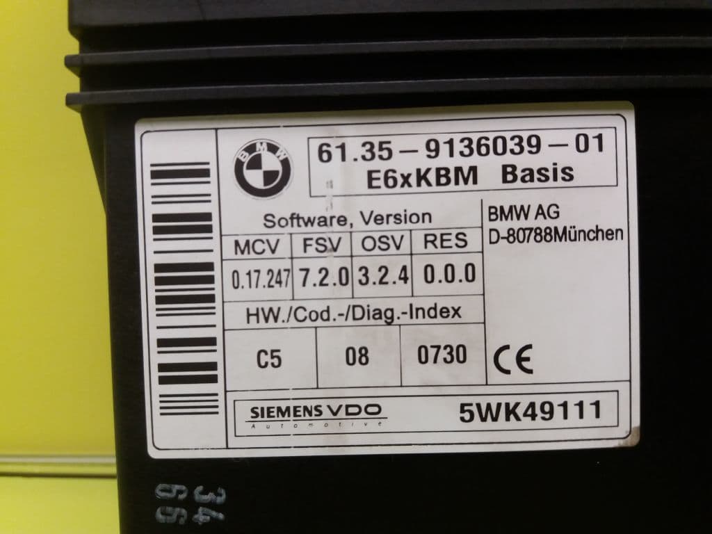Modulo electronico BMW SERIE 5 BERLINA (E34) 4