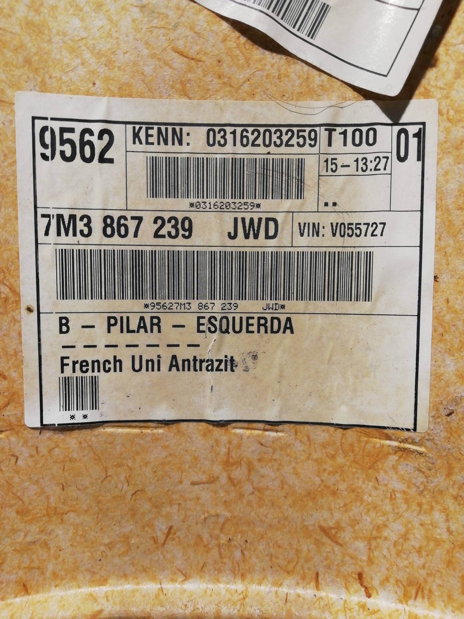Plastico VOLKSWAGEN SHARAN (7M8) 2