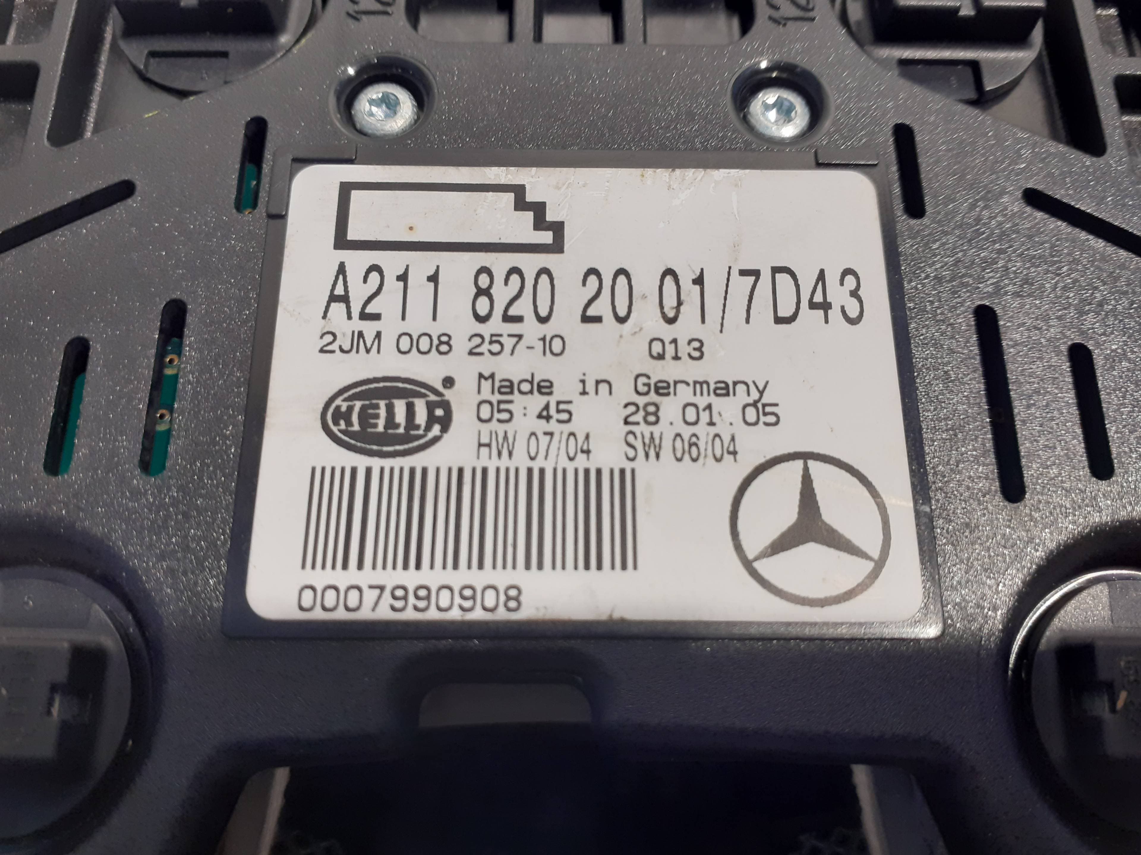 Luz interior MERCEDES-BENZ CLASE E (W211) BERLINA 2