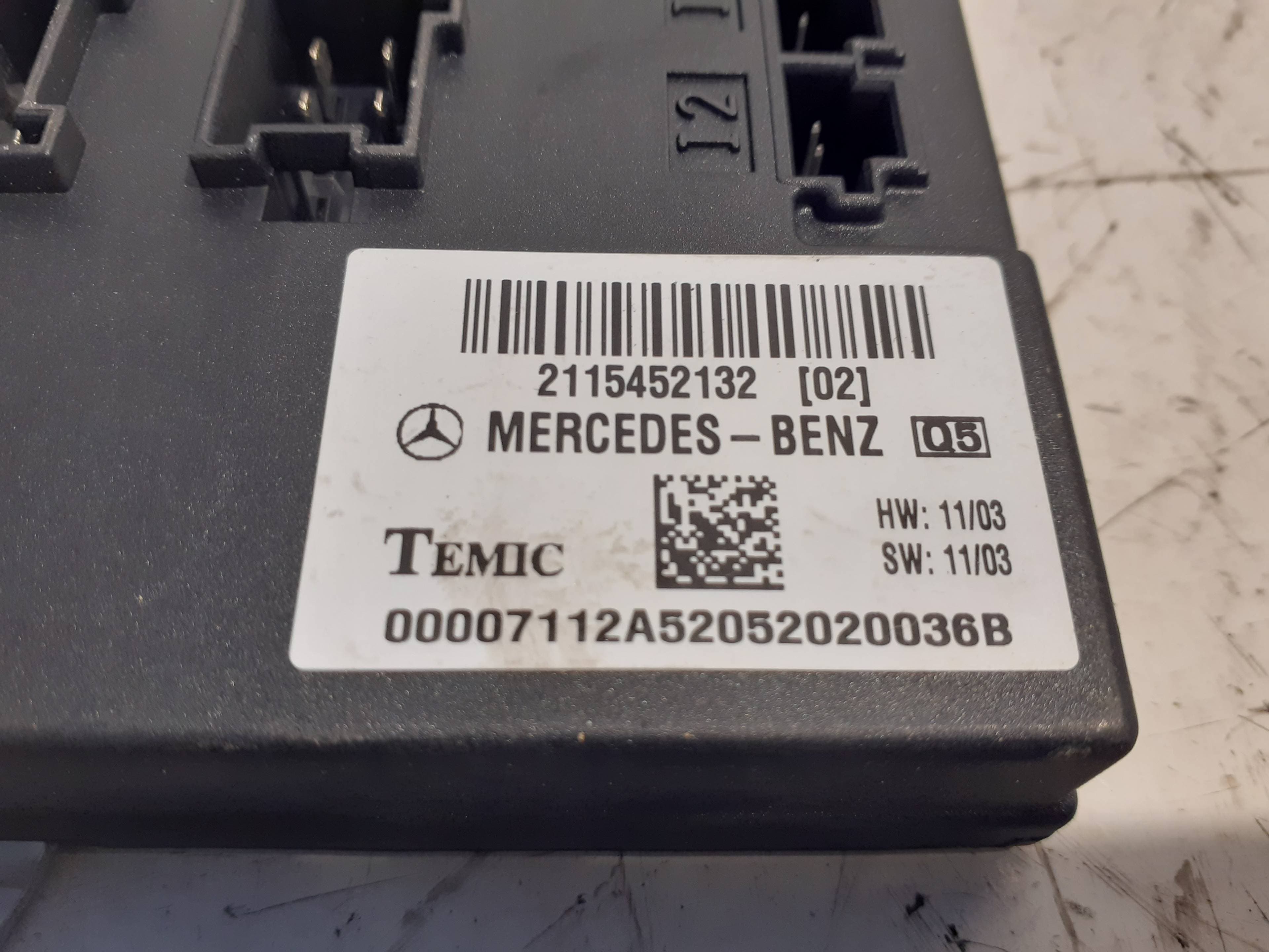 Modulo electronico MERCEDES-BENZ CLASE E (W211) BERLINA 2