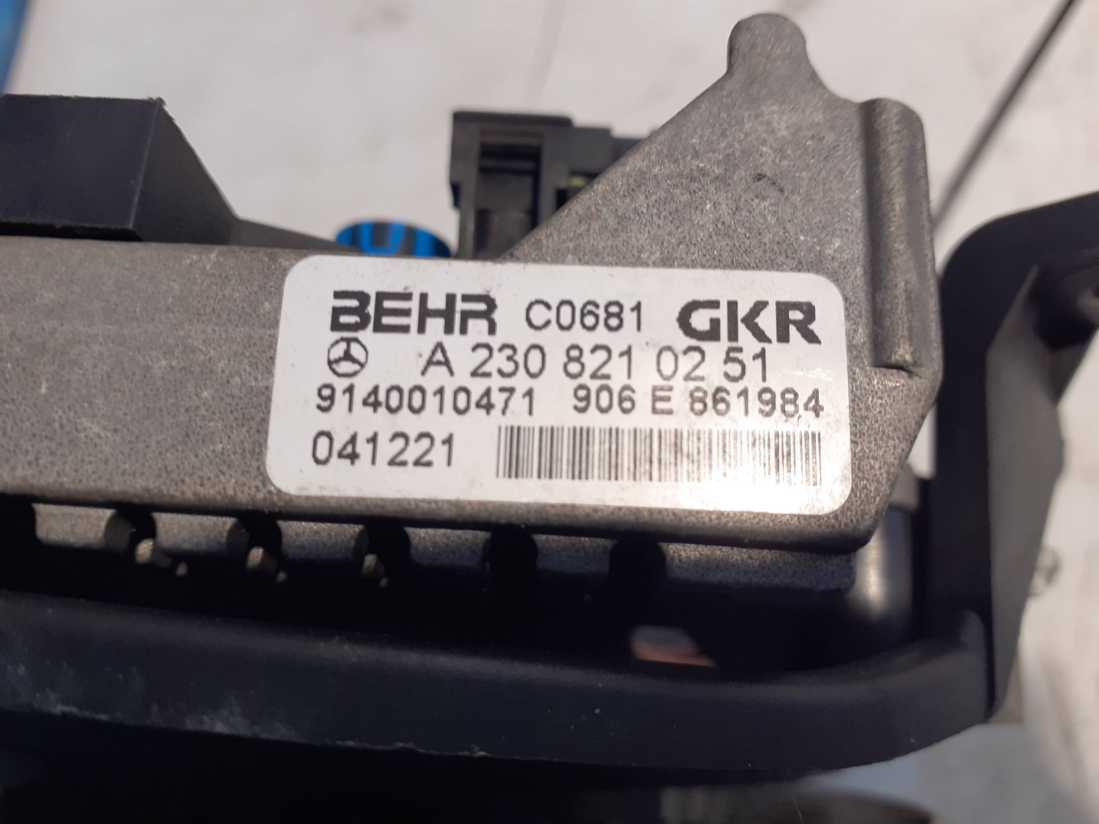 Ventilador calefaccion MERCEDES-BENZ CLASE E (W211) BERLINA 2