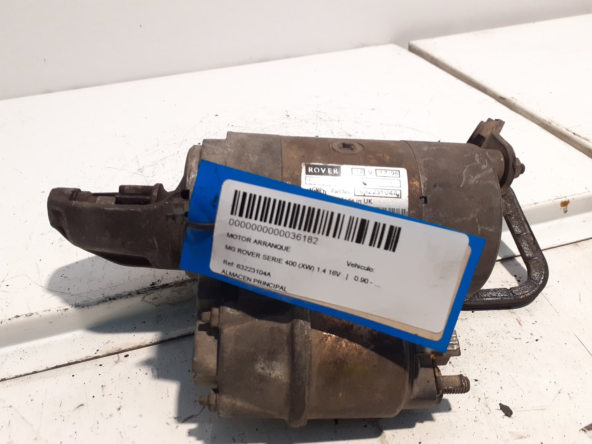 Motor arranque MG SERIE 200 (RF)