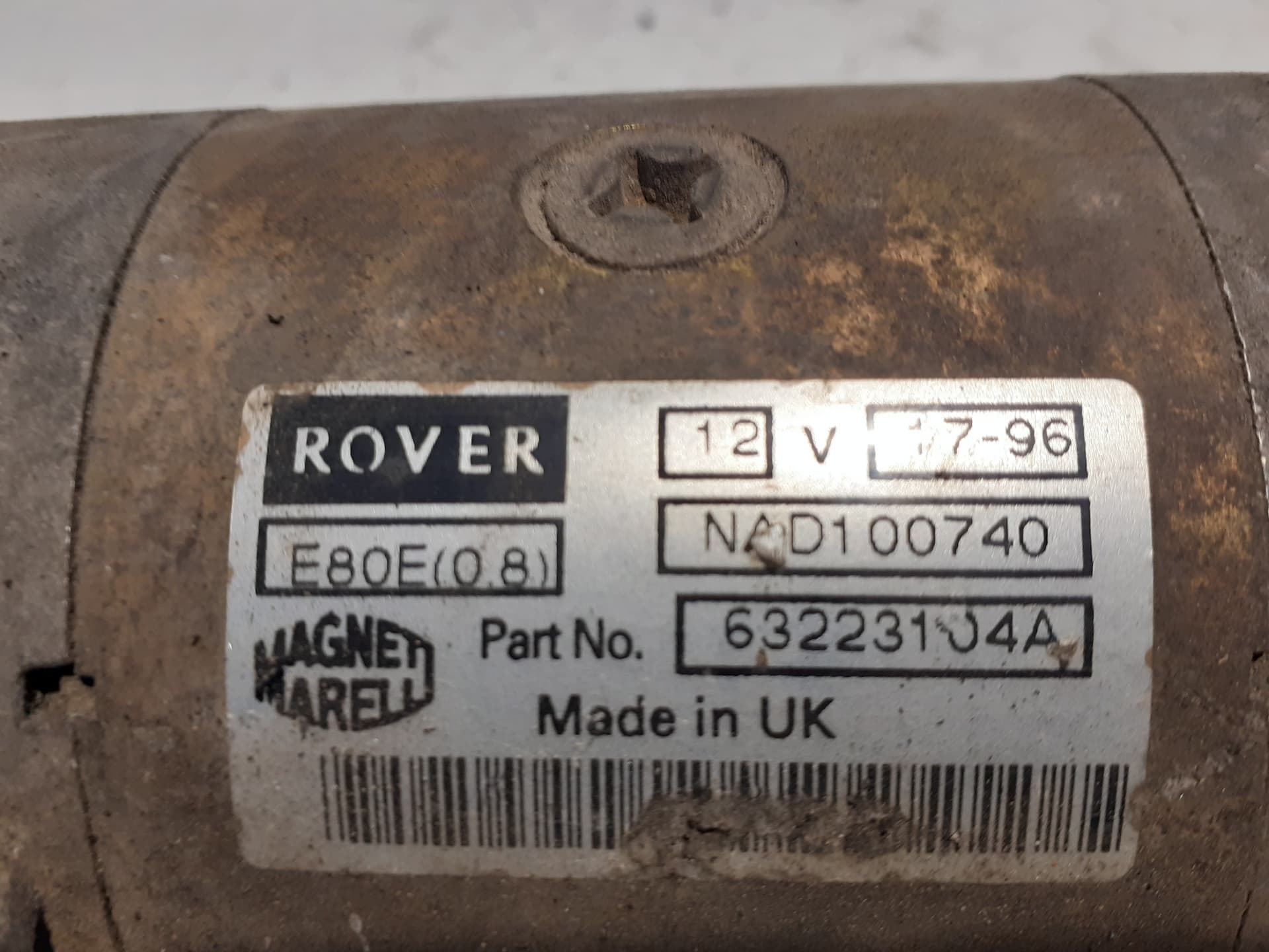 Motor arranque MG SERIE 200 (RF) 4