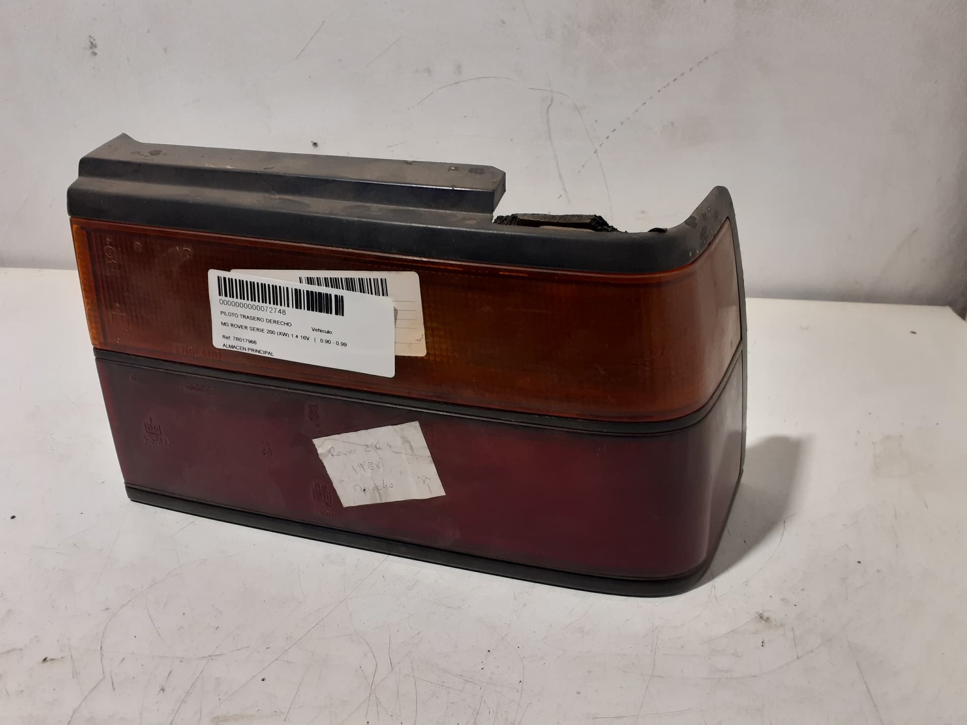 Piloto trasero derecho MG SERIE 200 (RF)
