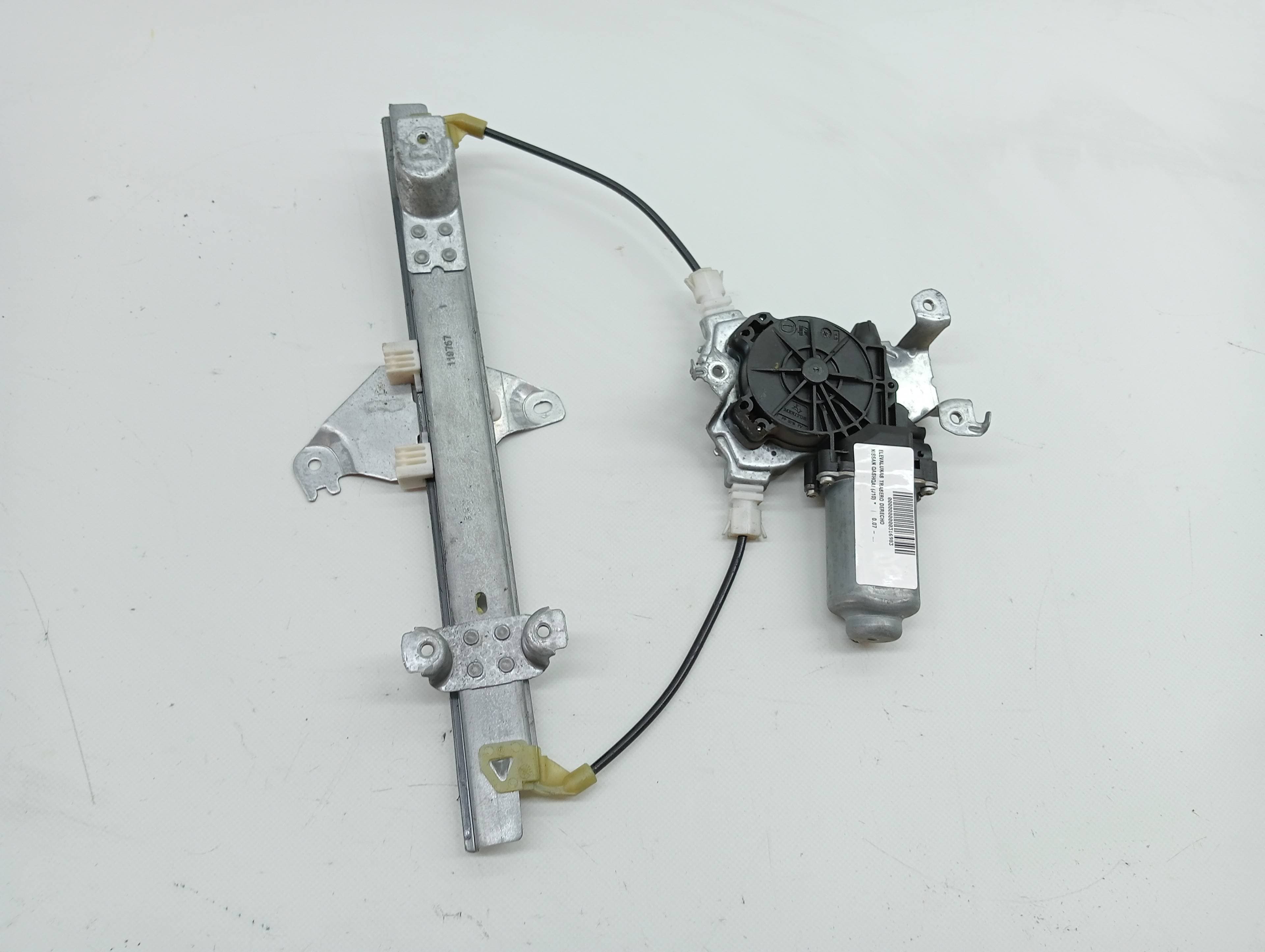 Elevalunas trasero derecho NISSAN QASHQAI (J10)