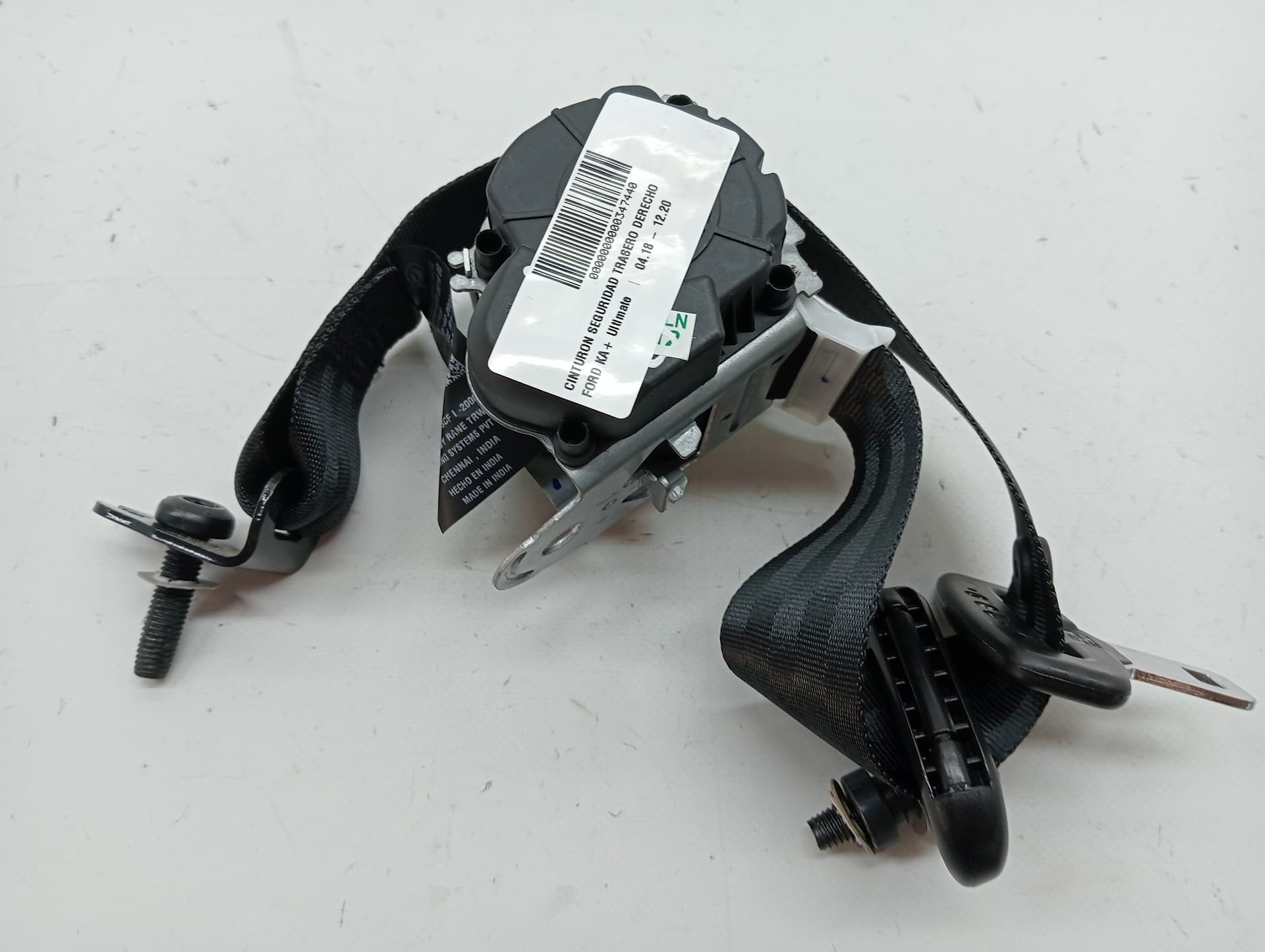 Cinturon seguridad trasero derecho FORD KA+