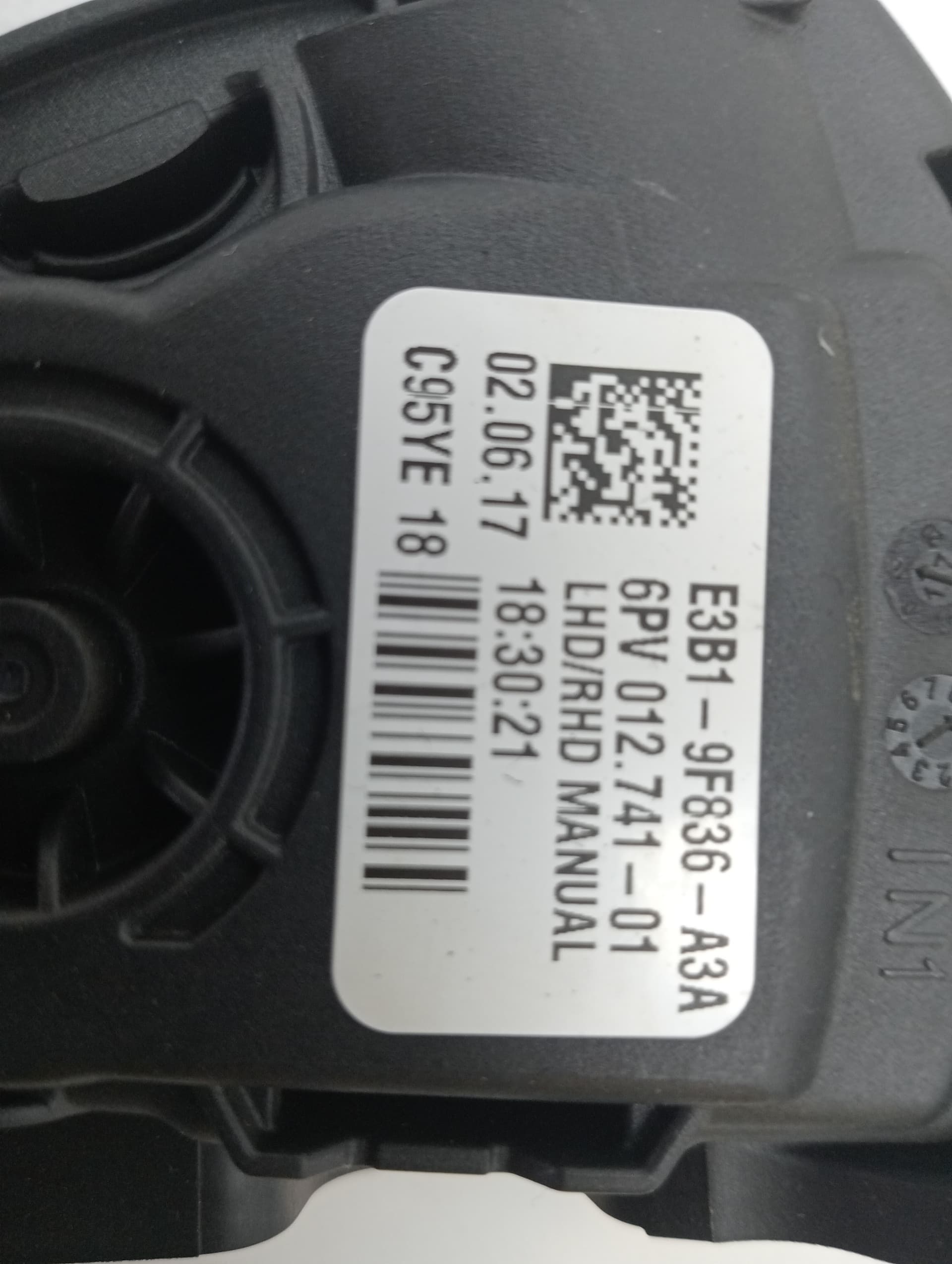 Pedal acelerador FORD KA+ 3