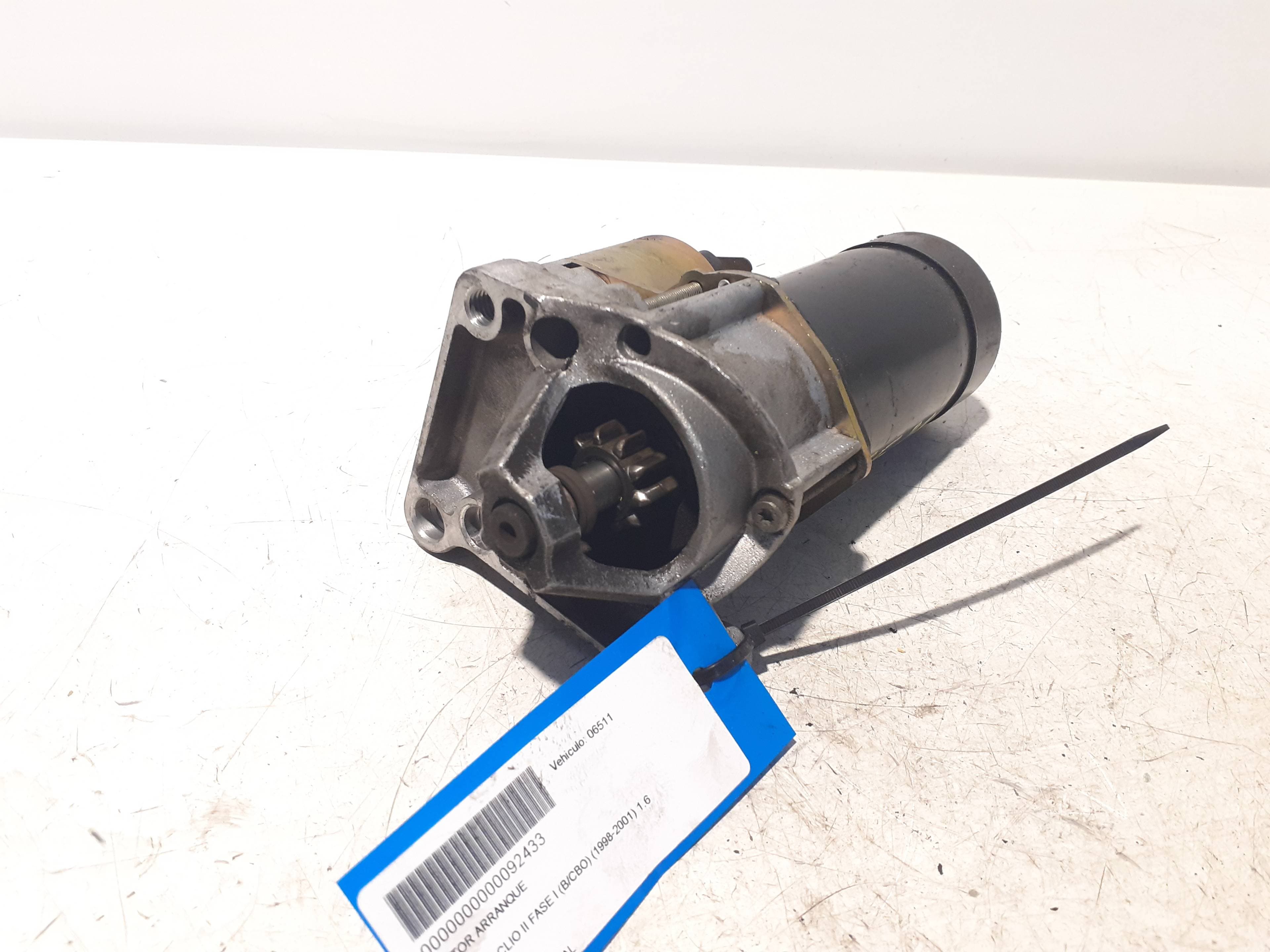 Motor arranque RENAULT CLIO II FASE I (B/CBO)