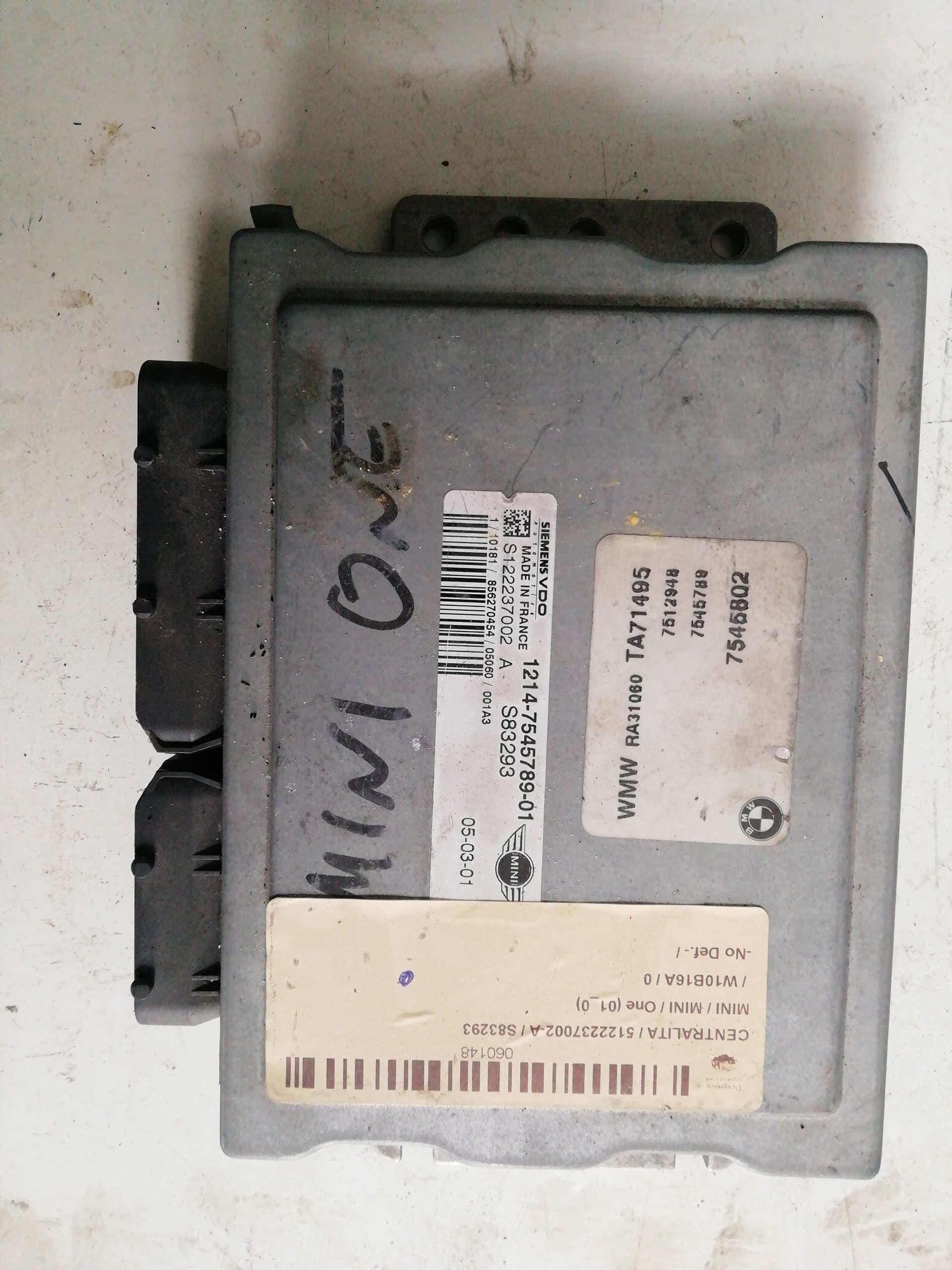 Centralita motor uce MINI II