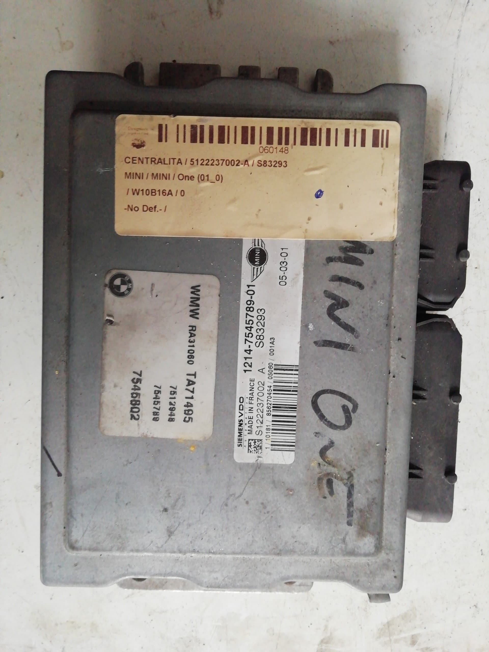 Centralita motor uce MINI II 4