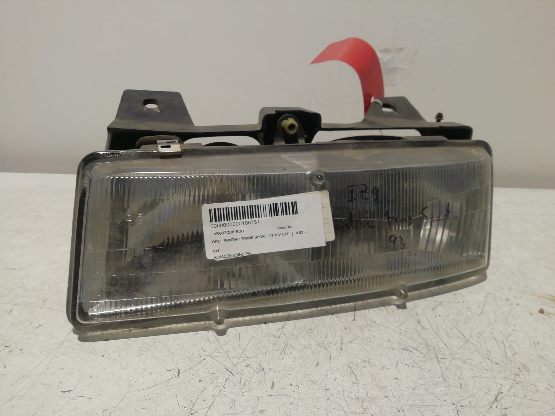 Faro izquierdo OPEL ASTRA F FURGONETA