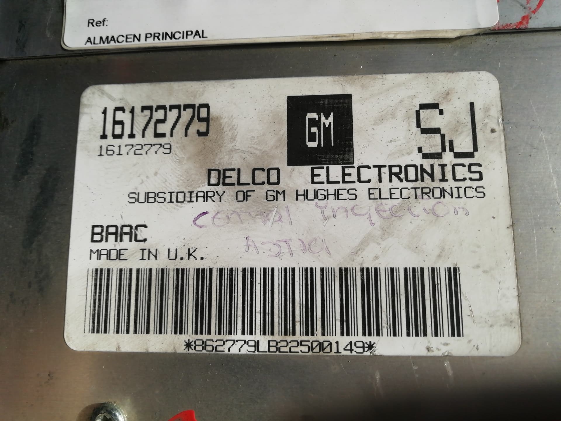 Centralita motor uce OPEL ASTRA F FURGONETA