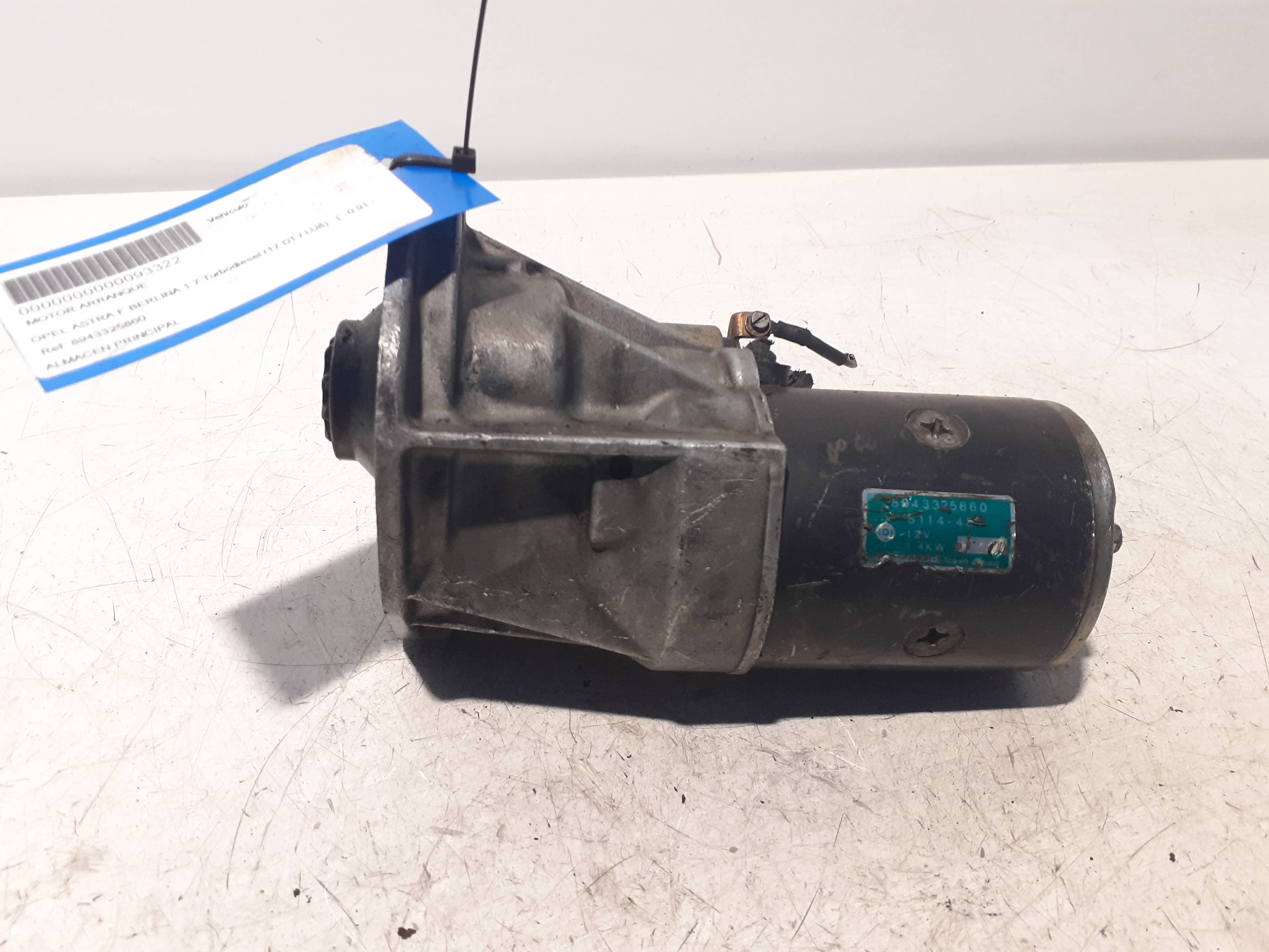 Motor arranque OPEL ASTRA F FURGONETA