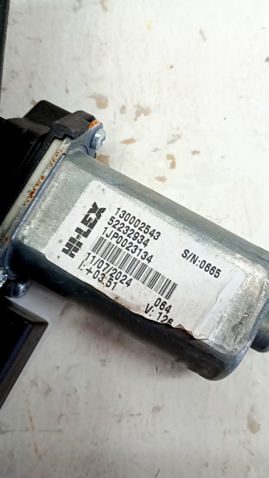 Elevalunas trasero izquierdo FIAT 600E / 600 (365_, 364_) 2