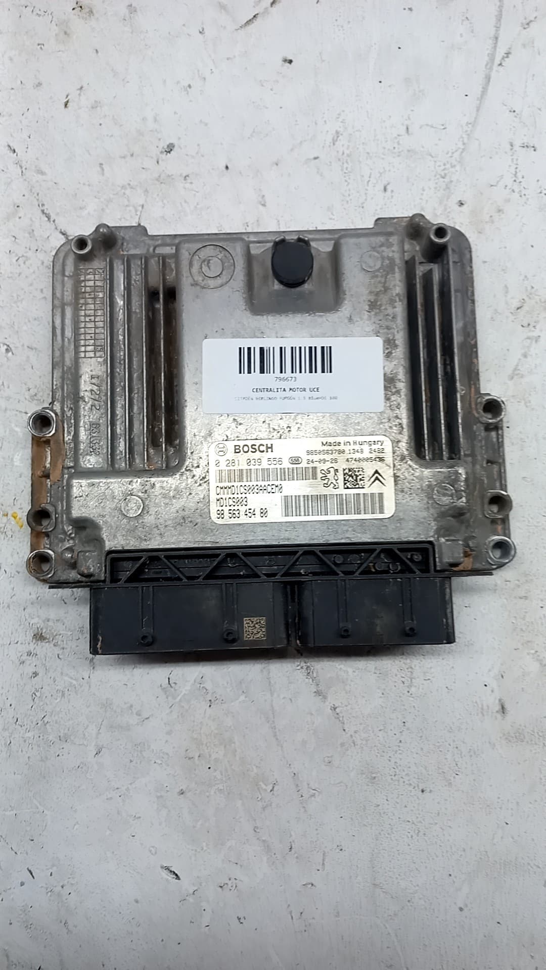 Centralita motor uce CITROEN BERLINGO FURGÓN