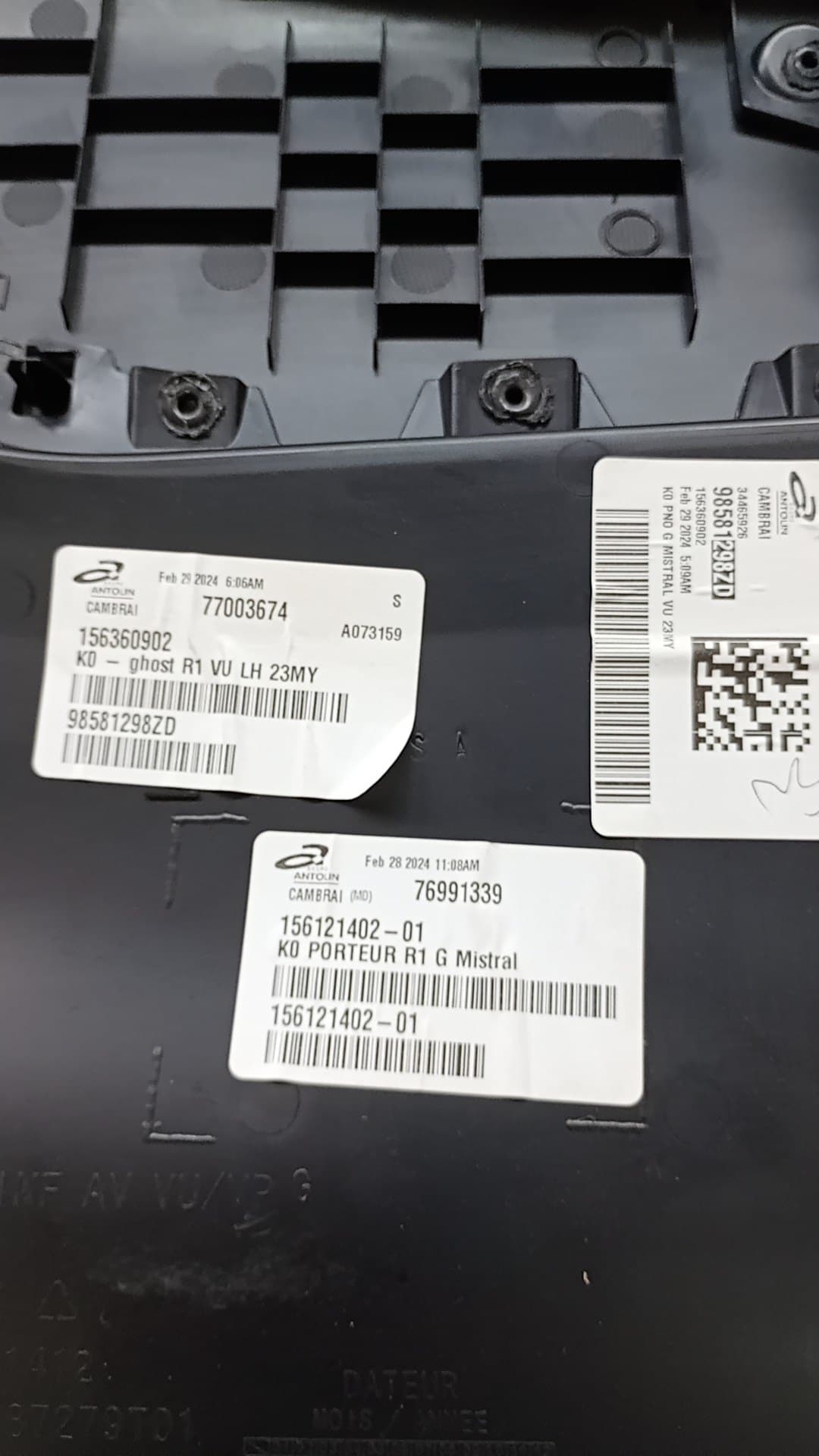 Recambio FIAT SCUDO FURGONETA ref. 98540967ZD 2