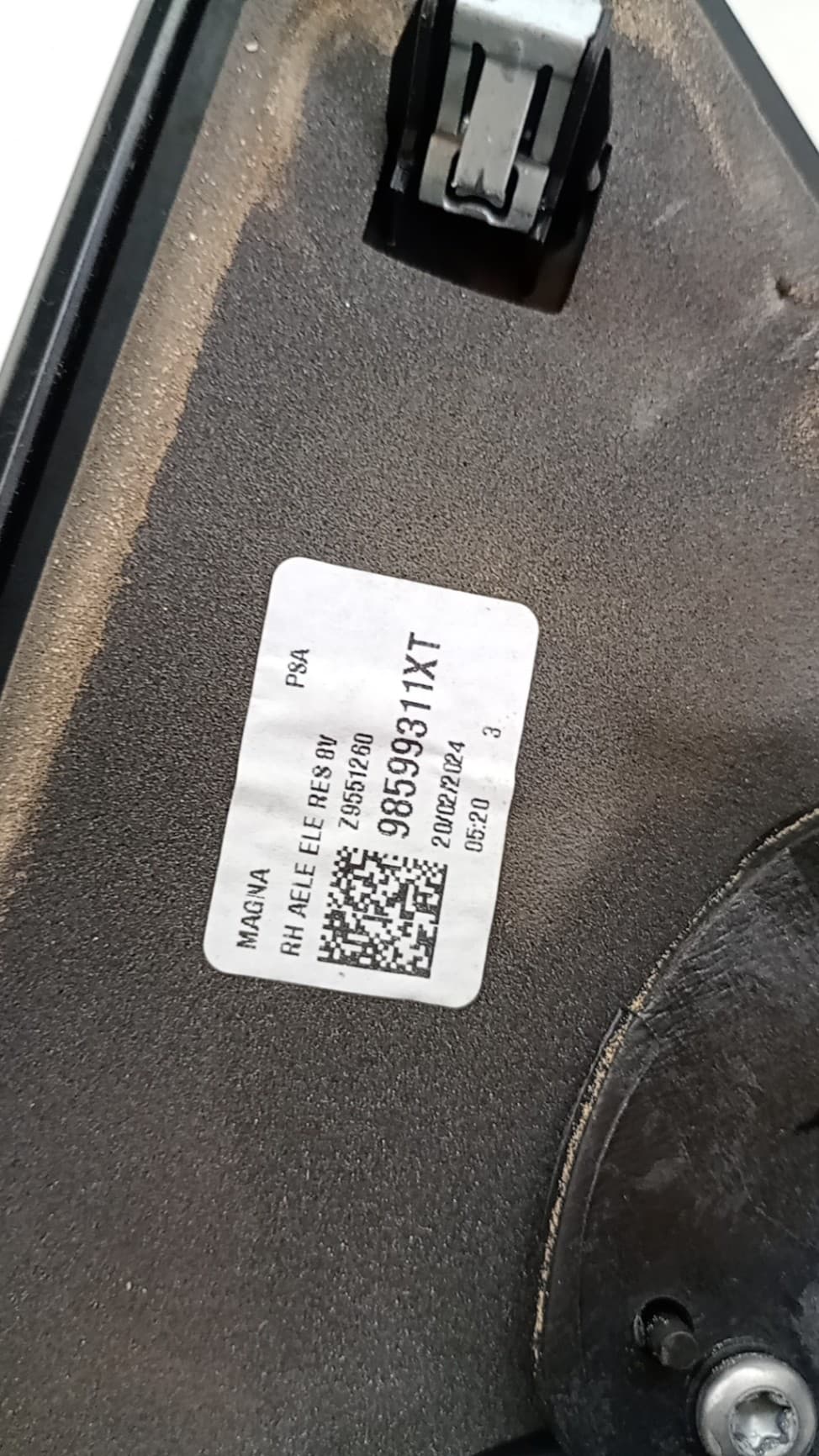 Retrovisor derecho FIAT SCUDO FURGONETA 2