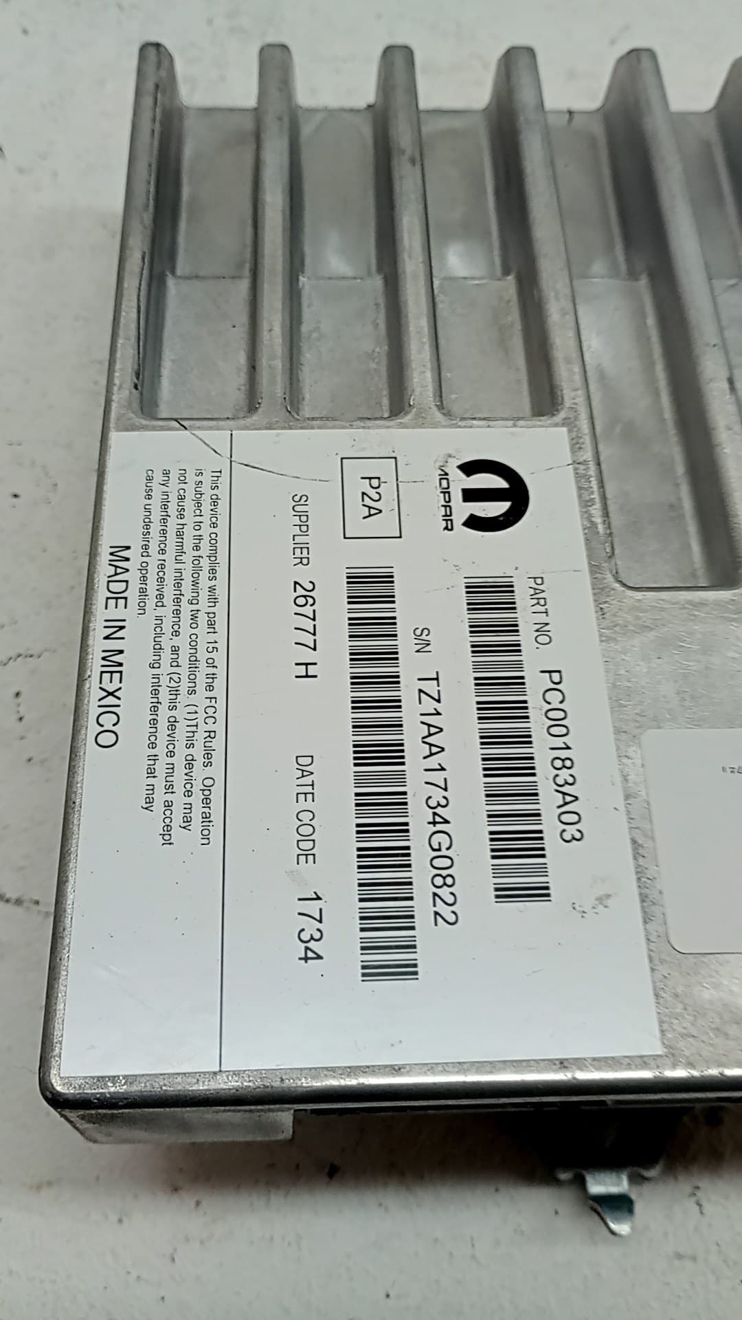 Recambio JEEP WRANGLER IV (JL) ref. 68627414AC 2