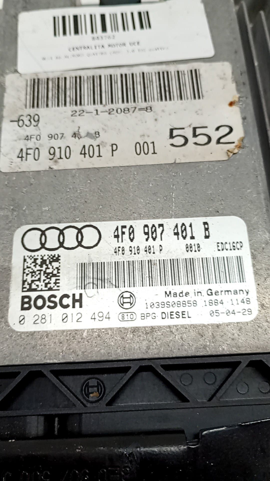 Centralita motor uce AUDI A6 ALLROAD QUATTRO (4GH) 3