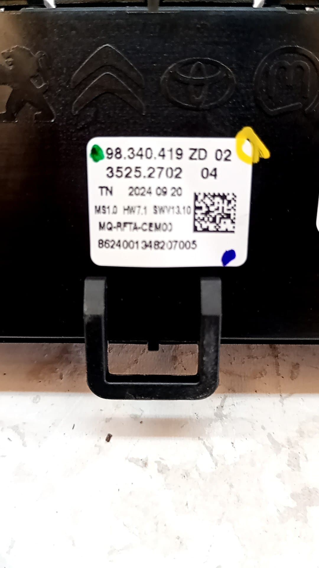 Mando climatizador OPEL COMBO FURGONETA/MONOVOLUMEN (K9) 2